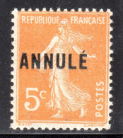 N° 158-CI 1 (Semeuse) Neuf* TB: COTE= 14 € - Cursussen