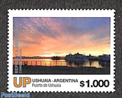 Argentina 2022 Ushuaia Harbour 1v, Mint NH, Transport - Ships And Boats - Nuevos