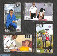 Fiji 2011 Int. Year Of Volunteers 4v, Mint NH, Health - Health - Red Cross - Red Cross
