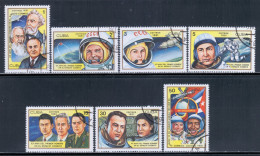 Cuba 1981 Mi# 2548-2554 Used - 1st Man In Space 20th Anniv. - América Del Norte