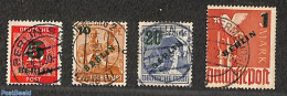 Germany, Berlin 1949 Overprints 4v, Used, Used Or CTO - Used Stamps