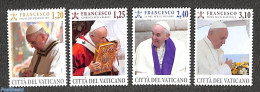 Vatican 2023 Pontificat Of Pope Francis 4v, Mint NH, Religion - Pope - Nuevos
