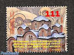 North Macedonia 2023 St. Panteleimon Church 1v, Mint NH, Religion - Churches, Temples, Mosques, Synagogues - Kirchen U. Kathedralen