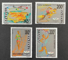 SENEGAL 1992- NEUF**/MNH - Série Complète Mi 1211 / 1214 - YT 989 / 992 - SC 1008 / 1011 -JEUX OLYMPIQUES BARCELONE - Senegal (1960-...)