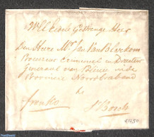 Netherlands 1817 Folding Cover From Eindhoven To 's Hertogenbosch, Postal History - ...-1852 Voorlopers