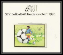 010 Football (Soccer) Italia 90 Neuf ** MNH - Laos BLOC BF N°130 - 1990 – Italy