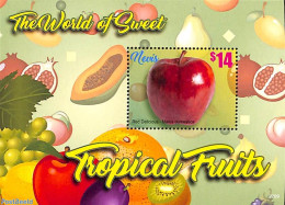 Nevis 2022 Tropical Fruits S/s, Mint NH, Nature - Fruit - Frutta
