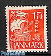 Denmark 1927 15o, Stamp Out Of Set, Mint NH, Transport - Ships And Boats - Unused Stamps