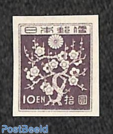 Japan 1947 Definitive 1v, Unused (hinged), Nature - Flowers & Plants - Nuevos