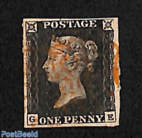 Great Britain 1840 Penny Black, Used, Used Or CTO - Gebraucht