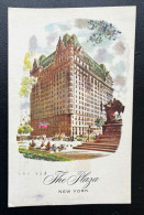 CARTE POSTALE POST CARD NEW YORK THE PLAZA 1938 - Cafes, Hotels & Restaurants