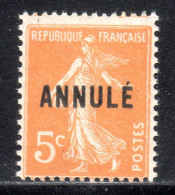 N° 158-CI 1 (Semeuse) Neuf** TB: COTE= 20 € - Cursussen