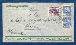 Brasil To Netherlands, 1935, Via Condor    (058) - Lettres & Documents