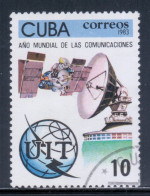 Cuba 1983 Mi# 2774 Used - Short Set - World Communications Year / Satellite / Space - North  America