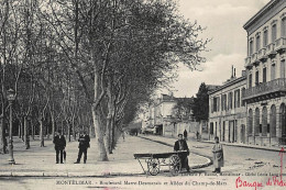 MONTELIMAR : Boulevard Marre-desmarais Et Allées Du Champs-de-mars, Banque De France - Tres Bon Etat - Banques