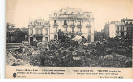 BANQUE DE FRANCE - VERDUN : Bombardé Banque De France Prise De La Rue Neuve - Tres Bon Etat - Banche