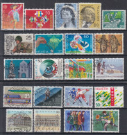 Switzerland / Helvetia / Schweiz / Suisse 1989 - 1990 ⁕ Nice Collection / Lot Of 21 Used Stamps - See All Scan - Gebruikt