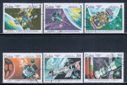 Cuba 1984 Mi# 2844-2849 Used - Cosmonauts' Day / Space - Oblitérés