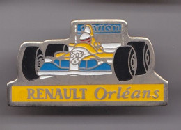 Pin's Renault Orléans F1 Dpt 45  Réf 7309JL - Automovilismo - F1