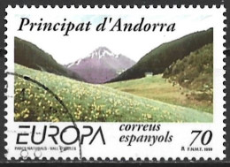 Andorra, Spanish Adm. 1999. Scott #257 (U) Europa, Incles Valley  (Complete Issue) - Usados