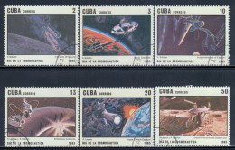 Cuba 1985 Mi# 2934-2939 Used - Cosmonauts' Day / Space - Noord-Amerika