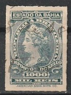 Revenue/ Fiscal, Brasil - Estado Da Bahia.  Imposto Do Sello. 1000 Reis - Timbres-taxe