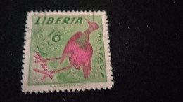 LİBERYA--1953-  10 C.      DAMGALI - Liberia