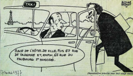 ► Coupure De Presse  Quotidien Le Figaro Jacques Faisant 1977  Taxi Tour Eiffel Hotel Ville Rue Varenne Faubourg Saint H - 1950 - Heute