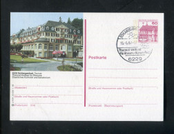 "BUNDESREPUBLIK DEUTSCHLAND" 1980, Bildpostkarte Mit Bildgleichem Stempel Ex "SCHLANGENBAD" (A1064) - Illustrated Postcards - Used