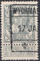 GROSSE BARBE Nr. 78 - OBL. CHEMIN DE FER WYCHMAEL - Rare ! - 1905 Grove Baard
