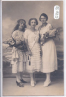 ONIVAL-SUR-MER- 1921- CARTE-PHOTO- MISS ET DAUPHINES- RARE- PHOTO LEVEQUE A AULT-ONIVAL - Onival