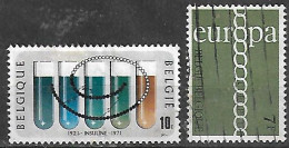 1971 Belgica Insulina- Europa 2v. - Oblitérés