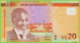 Voyo NAMIBIA 20 Dollars 2018 P17b B217b E UNC - Namibië