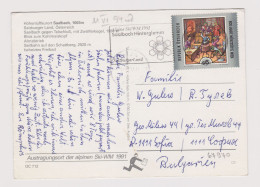 Austria Österreich RPPc 1990s W/Topic Stamp Coinage, Coining, Coin Production, Münzprägung, Saalbach 1003m. View /67970 - Münzen