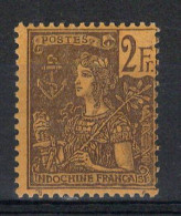 Indochine - YV 38 N* (infime Trace) MVLH , Cote 68 Euros - Unused Stamps