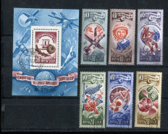 "SOWJETUNION" 1977, Mi. 4648-4653 Sowie Block 122 "Raumfahrt" Gestempelt (A1075) - Used Stamps