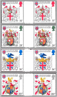 QEII Gutter Pairs Commemorative Stamps 1984 MNH SG1236-1239 MNH Hrd2a - Unused Stamps