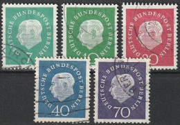 1959 // 182/186 O - Used Stamps