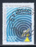 Argentina 1979 Mi# 1382 Used - Third Inter-American Telecommunications Conference, Buenos Aires / Space - Sud America