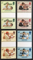 QEII Gutter Pairs Commemorative Stamps 1984 MNH SG1263-1266 MNH Hrd2a - Unused Stamps