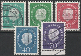 1959 // 182/186 O - Used Stamps