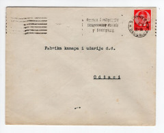 1938. KINGDOM OF YUGOSLAVIA,SERBIA,BELGRADE TO ODZACI COVER,FLAM:VISIT INTERNATIONAL AVIATION EXHIBITION - Cartas & Documentos