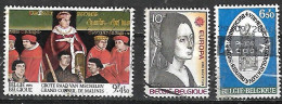 1975 Belgica Gran Consejo De Malinas-europa Personaje-universidad Catolica Sede De La Sabiduria En Lovaina 3v. - Used Stamps