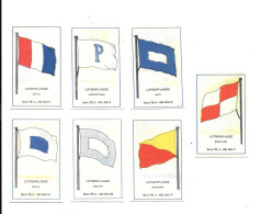 DZ17 - VIGNETTES CIGARETTES MASSARY - NAVY PILOT FLAGS - HAITI - CHILI - BRESIL - ARGENTINE - MEXIQUE - EQUATEUR - Autres & Non Classés