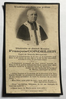 1924 Faire Part Décès + Photo François CORDELIER Vénérable Et Discret Messire St Cyr - Documents