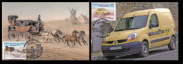 France 2013 - Europa CEPT 2013 - Vehicules Postaux Carte Maximum Set - 2013