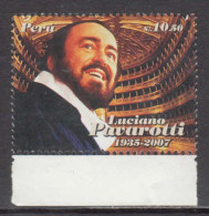 2009 Peru Pavarotti Music Opera Complete Set Of 1 MNH - Pérou