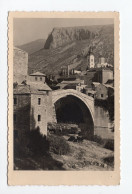 1937? KINGDOM OF YUGOSLAVIA,BOSNIA,MOSTAR,OLD BRIDGE OVER RIVER NERETVA,POSTCARD,USED TO BELGRADE - Yougoslavie