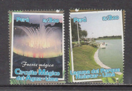 2010 Peru Lima Tourist Sites Tourism  Complete Set Of 2 MNH - Peru