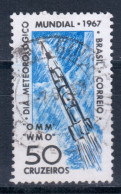 Brazil 1967 Mi# 1128 Used - World Meteorological Day / Research Rocket / Space - Usados